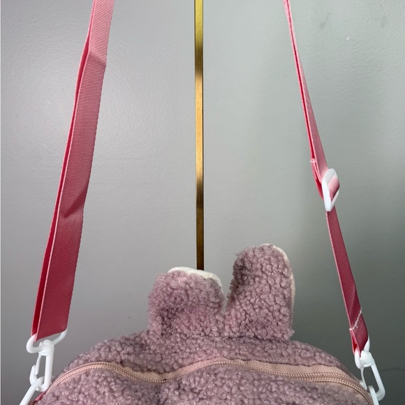 Plush Crossbody bag monster Design Bunny Ears 34 x 12 x 26 New - Picture 10 of 11